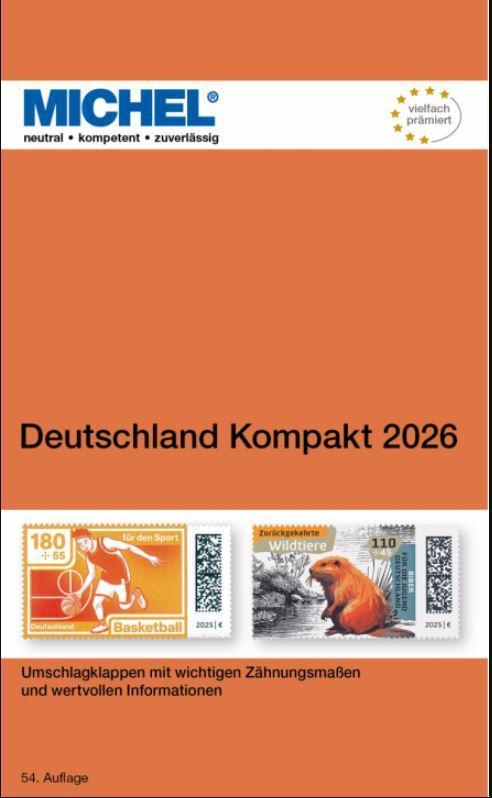 Duitsland postzegel catalogus compact 2026, Boeken, Catalogussen en Folders, Nieuw, Catalogus, Ophalen of Verzenden