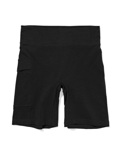 HEMA Dames fietsshort real lasting cotton zwart, Kleding | Dames, Ondergoed en Lingerie, Verzenden