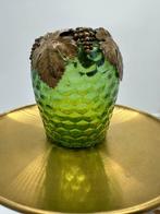 Kralik - Vaas - Verguld messing, Verguld brons, iriserend, Antiek en Kunst