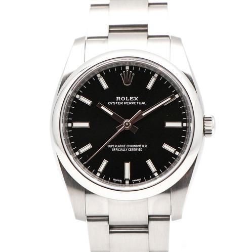 Rolex Oyster Perpetual 34 114200 uit 2020, Sieraden, Tassen en Uiterlijk, Horloges | Dames, Polshorloge, Gebruikt, Rolex, Verzenden