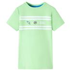 vidaXL Kindershirt 116 neongroen, Verzenden, Nieuw