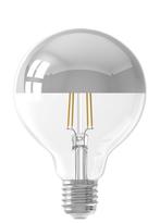 Calex LED Kopspiegellamp Zilver G95 E27 3.5W 250lm 2300K..., Ophalen of Verzenden, Nieuw