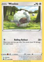 Wooloo 121/159 Crown Zenith, Hobby en Vrije tijd, Verzamelkaartspellen | Pokémon, Losse kaart, Nieuw, Foil, Ophalen of Verzenden