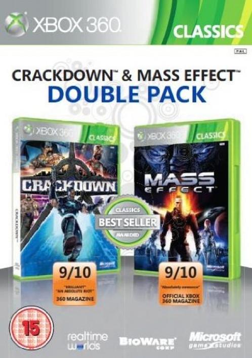 Crackdown and Mass Effect Double Pack (Classics) (Xbox 360), Spelcomputers en Games, Games | Xbox 360, Gebruikt, Vanaf 12 jaar