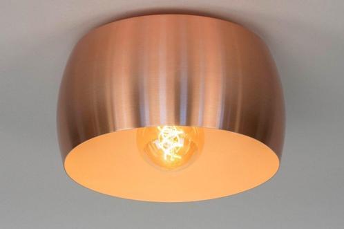Rietveld Plafondlampen - Roodkoper, Koper, Roze - Metaal, Al, Huis en Inrichting, Lampen | Plafondlampen, Verzenden