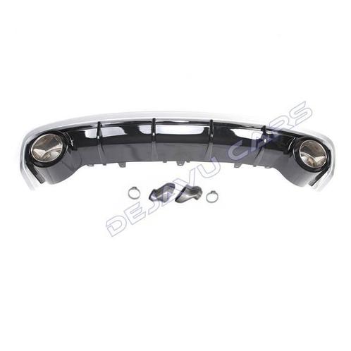 RS6 Look Diffuser voor Audi A6 C7.5 Facelift, Auto-onderdelen, Carrosserie en Plaatwerk, Achter, Bumper, Nieuw, Audi, Ophalen of Verzenden