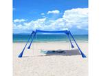 SoBuy OZT02-DB - Strandtent 400x400x200 cm - UPF 30 -, Caravans en Kamperen, Tenten, Verzenden, Nieuw