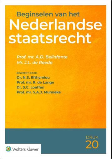 Beginselen van het Nederlandse staatsrecht 9789013167078 beschikbaar voor biedingen