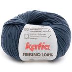 Katia Merino 100% - 53 nachtblauw - Wol Garen, Hobby en Vrije tijd, Breien en Haken, Ophalen of Verzenden, Nieuw