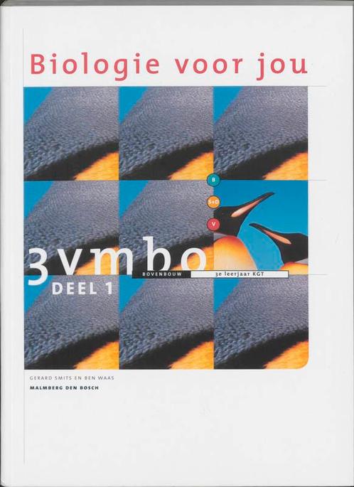 Biologie voor jou 3 Vmbo KGT 1 Leerlingenboek 9789020837308, Boeken, Techniek, Zo goed als nieuw, Verzenden