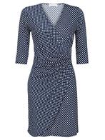 Jurk Stippen Navy mw S (36), Verzenden, Nieuw