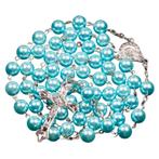Fako Bijoux® - Rozenkrans Ketting - Acryl - 8mm -, Sieraden, Tassen en Uiterlijk, Kettingen, Verzenden, Nieuw