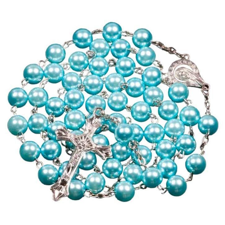 Fako Bijoux® - Rozenkrans Ketting - Acryl - 8mm -, Sieraden, Tassen en Uiterlijk, Kettingen, Verzenden