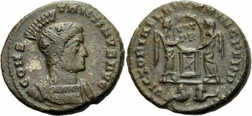 Roemisches Kaiserreich Constantin I Follis Lyon 319-320 V..., Postzegels en Munten, Munten | Europa | Niet-Euromunten, Verzenden