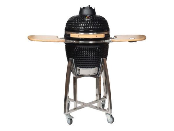 Veiling - Patton kamado barbecue 18 inch zwart glans, Tuin en Terras, Houtskoolbarbecues
