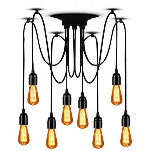 TooLight Retro plafondlamp - 8 lichtpunten - Industrieel..., Huis en Inrichting, Lampen | Plafondlampen, Nieuw, Ophalen of Verzenden