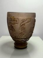 Vaas - Glas - Vase G Le Feure (1868-1943), Antiek en Kunst