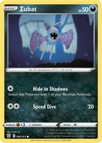 Zubat 089/163 Battle Styles, Hobby en Vrije tijd, Verzamelkaartspellen | Pokémon, Ophalen of Verzenden, Nieuw, Losse kaart, Foil