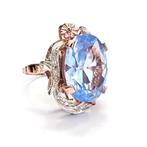 Zonder Minimumprijs - Ring - 9 kt. Roségoud - 15.65ct. tw., Sieraden, Tassen en Uiterlijk, Ringen, Nieuw