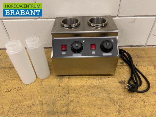 HCB RVS Sauswarmer Flessenwarmer 2 x 950 ml Chocola Kaas Jam, Zakelijke goederen, Horeca | Keukenapparatuur, Nieuw in verpakking
