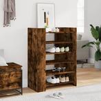 vidaXL Schoenenkast 74,5x37,5x100 cm bewerkt hout gerookt, Verzenden, Nieuw