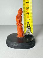 Figuur - Figura orientale scolpita – Corallo rosso – XX, Antiek en Kunst