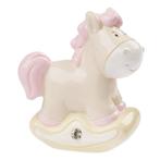 Taarttopper Hobbelpaard Roze Polystone 4,5cm**, Verzenden, Nieuw