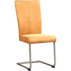 Leren eetkamerstoel Dry - Kenia Cognac (cognac) - Sledepoot, Bruin, Nieuw, Leer, Ophalen of Verzenden