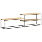 vidaXL Tv-meubel 180x30x50 cm ruw mangohout, Verzenden, 150 tot 200 cm, Nieuw, Minder dan 100 cm