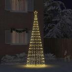 vidaXL LED Kerstboom met Grondspiesjes met 800 LED Goud 400, Verzenden, Nieuw