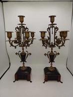Kandelaar - Brons, Marmer, Antiek en Kunst