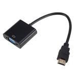 VGA naar HDMI Kabel - 1080p Full HD High Speed Zwart, Computers en Software, Pc- en Netwerkkabels, Verzenden, Nieuw