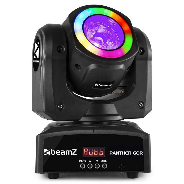 Retourdeal - BeamZ Panther 60R LED Beam Moving Head met LED-, Muziek en Instrumenten, Licht en Laser, Zo goed als nieuw, Verzenden
