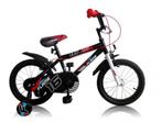 FLAME 16 - ZWART/ROOD, Fietsen en Brommers, Fietsen | Mountainbikes en ATB, Verzenden, Nieuw