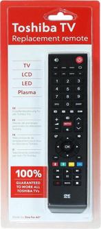 One For All Toshiba URC1919 Universele Afstandsbediening, Audio, Tv en Foto, Televisiebeugels, Verzenden, Nieuw