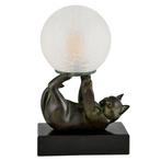 Max le Verrier - Janle - Lamp - CHAT JONGLEUR - Metaal,, Antiek en Kunst