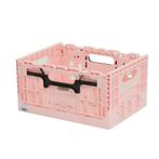 Wicked Smart Crate Licht Roze met zwarte grepen, Fietsen en Brommers, Fietsaccessoires | Fietsmanden, Verzenden, Nieuw