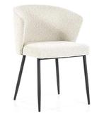Eetkamerstoel Santos - Beige Copenhagen - 95590 - eetkame..., Huis en Inrichting, Stoelen, Nieuw, Stof