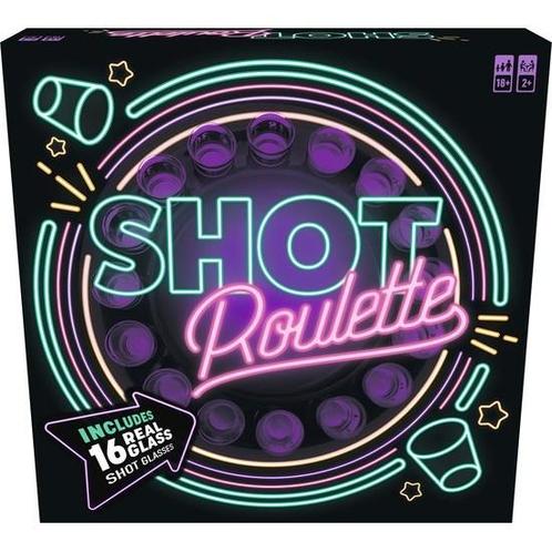 Endless Games Shot Roulette - Actiespel - Partyspel -, Kinderen en Baby's, Speelgoed | Overig, Zo goed als nieuw, Ophalen of Verzenden