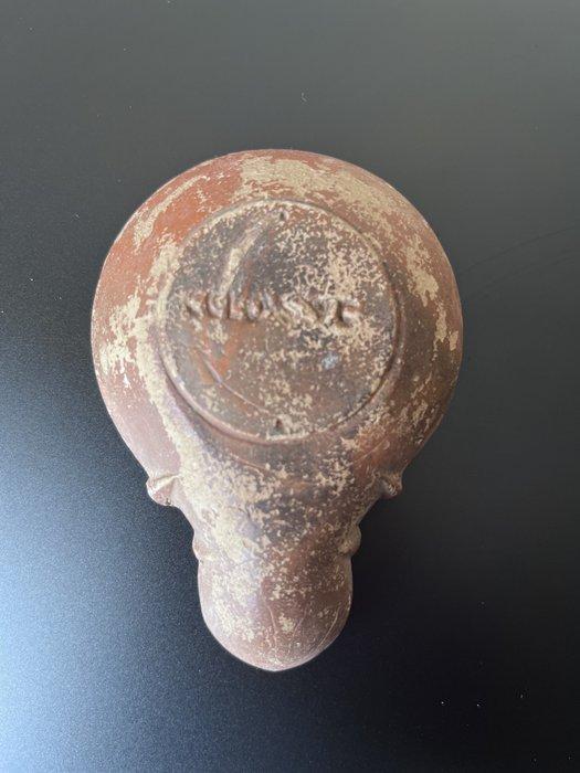 Oud-Romeins, Keizerrijk Terracotta olielamp, Antiek en Kunst, Antiek | Overige Antiek