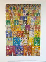 James Rizzi (1950-2011) - Pop Art - LOST IN A CONCRETE, Antiek en Kunst