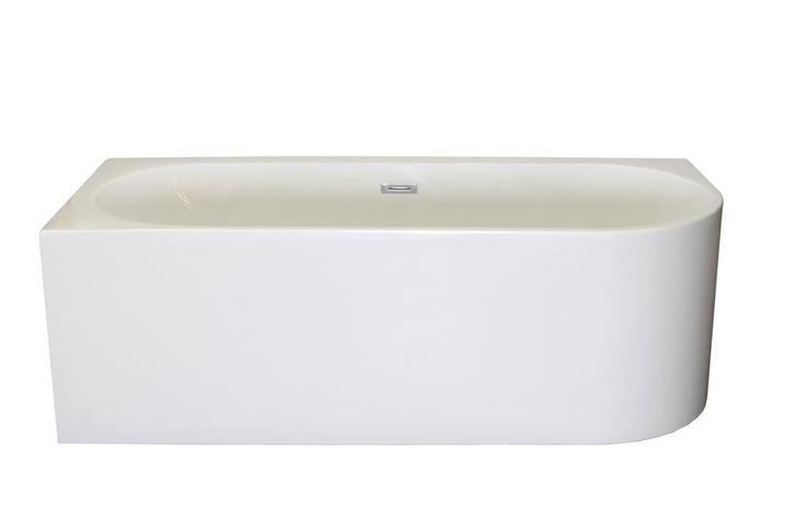Ligbad acryl- Hoekbad links 180x80cm - Wit, Doe-het-zelf en Verbouw, Sanitair, Nieuw, Verzenden