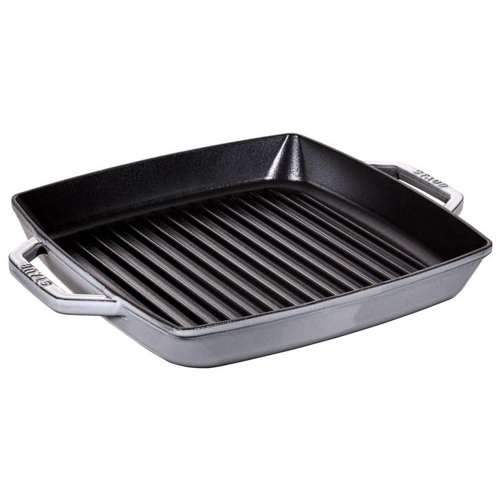 GGM Gastro | STAUB | GRILL PANS - Grillpan - 280x280mm - |, Huis en Inrichting, Keuken | Potten en Pannen, Verzenden