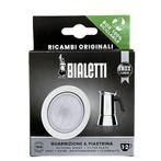 Bialetti RVS Filterplaatje + 1 Siliconen ring 2 kops, Witgoed en Apparatuur, Afneembaar waterreservoir, Nieuw, Combi, 2 tot 4 kopjes