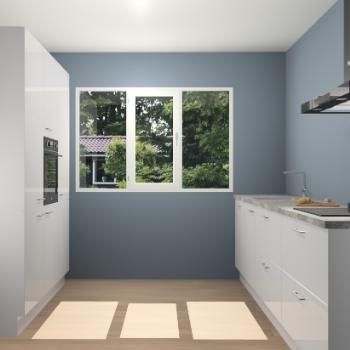 Zijdegrijze Hoogglans keuken Bytom 59167, Huis en Inrichting, Keuken | Complete keukens, Verzenden