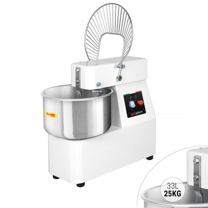 GGM Gastro | Deegmixer - 33 liter / 25 kg - met vaste kom -, Witgoed en Apparatuur, Keukenmixers, Verzenden