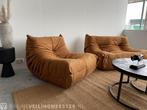 Togo Fauteuil in cognac stof Replica, Cognac, Huis en Inrichting, Fauteuils, Nieuw