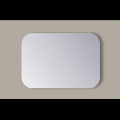 Spiegel Rechthoek Sanicare Q-Mirrors Afgeronde Hoeken 60x80, Doe-het-zelf en Verbouw, Sanitair, Ophalen of Verzenden