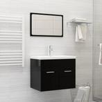 vidaXL Inbouwwastafel met kraan 61x39x18 cm keramiek wit, Verzenden, Nieuw