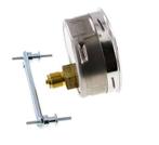 0...1 Bar (0..15 psi) Paneelmontage Manometer Staal/Brons, Verzenden, Nieuw